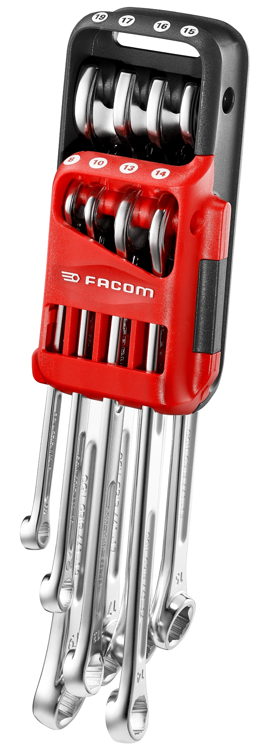 Pack OGV® Grip NANO - un jeu de clés mixtes 441 en étui 8 pièces + un coffret NANO 1/4" 38 pièces