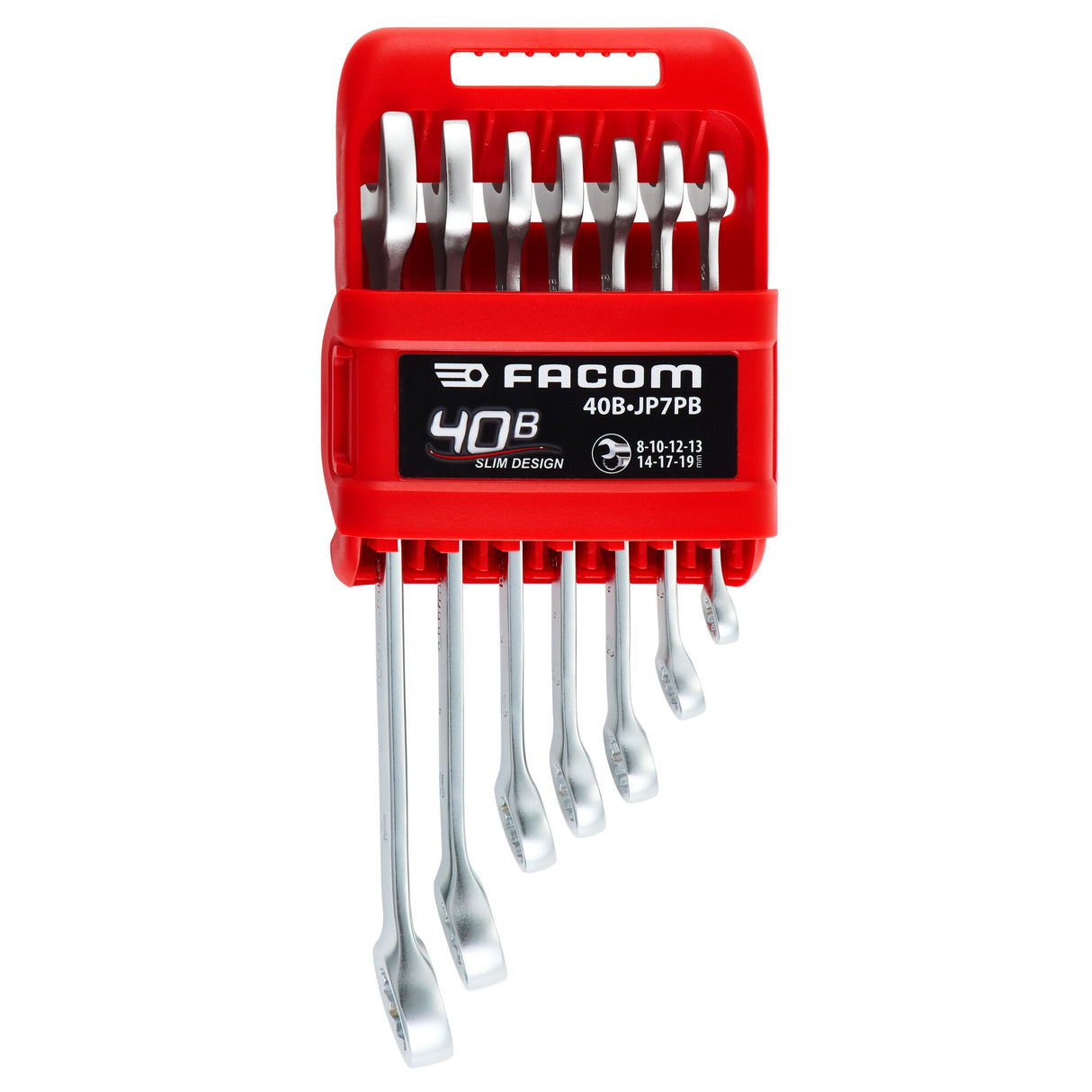 Jeu de clés mixtes - 40B - étui portefeuille - 7 pièces