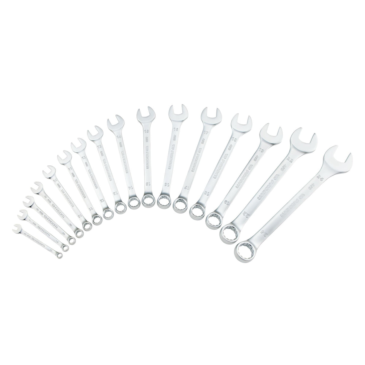 Jeu de clés mixtes - 40B - Trousse textile - 7 pièces