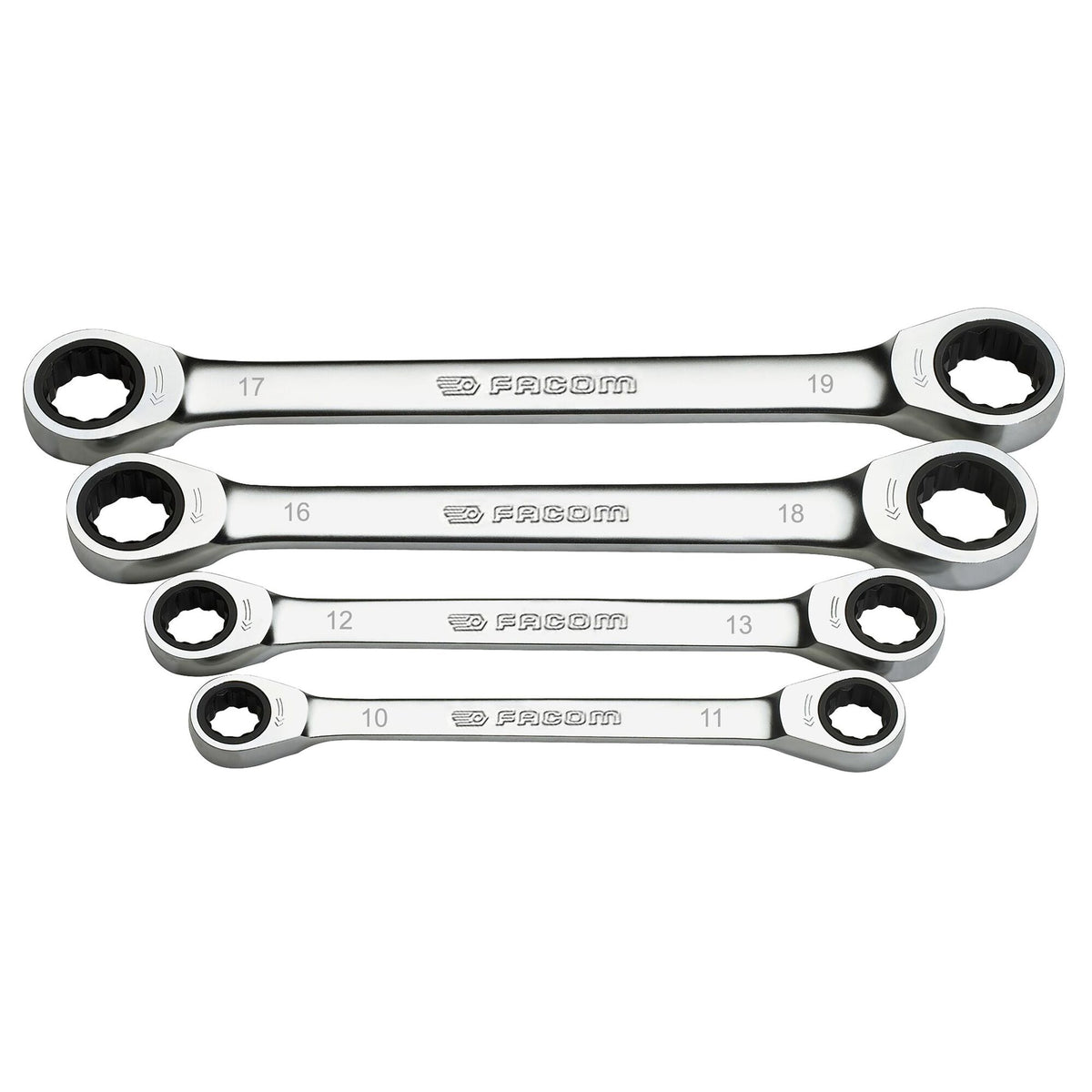 Clé à Cliquet Polygonale FACOM Série 64 – 12 Pans, 22x24 Mm, Comme Neuf