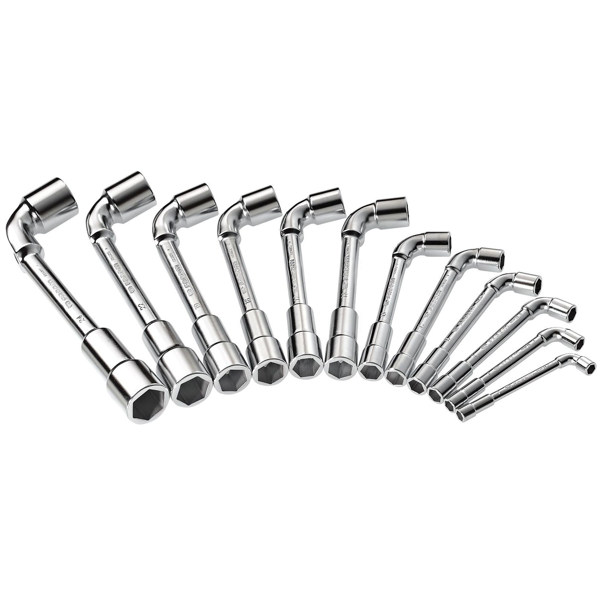 75.JN - Jeux de clés à pipe débouchées métriques et en pouces