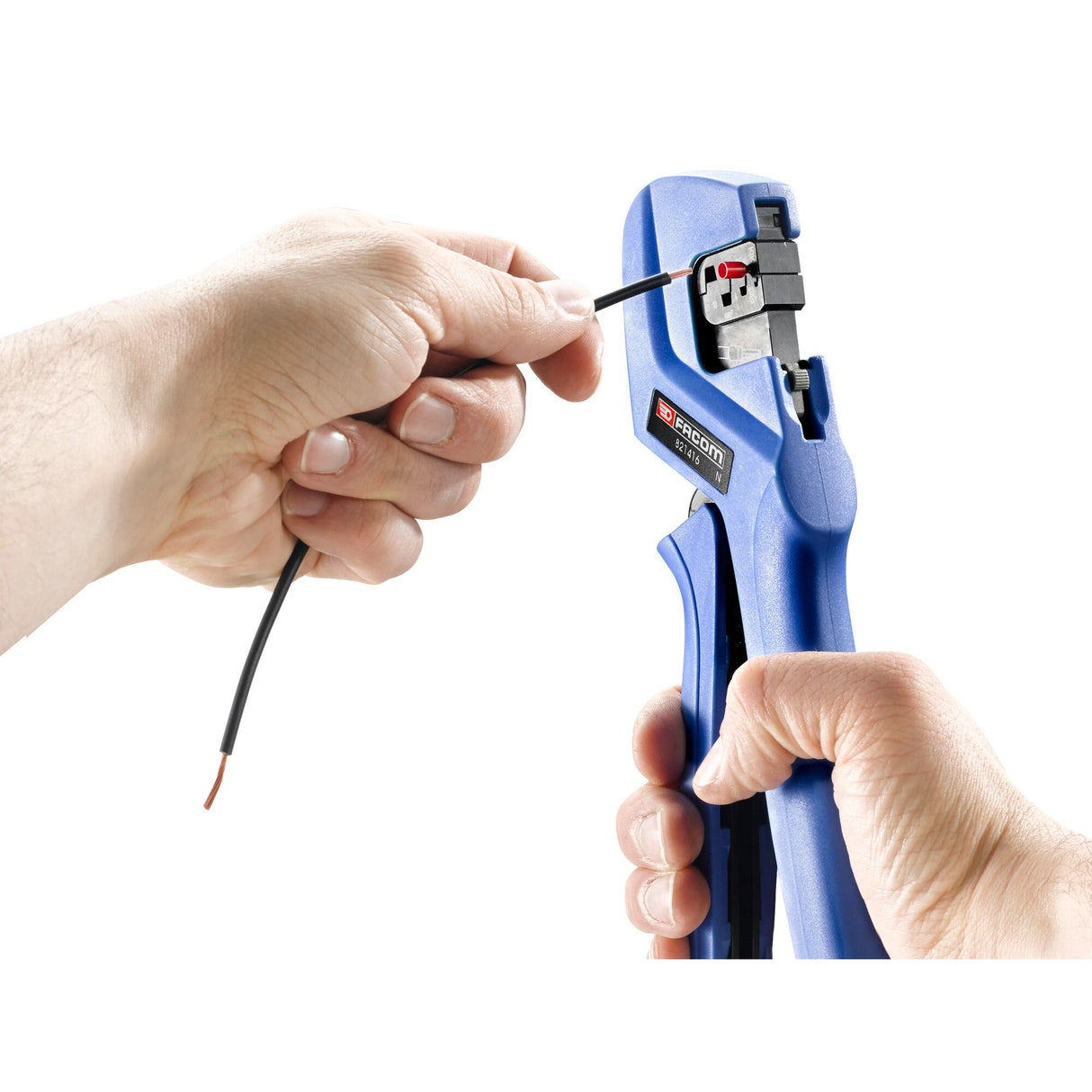 Pince à sertir pour cosses pré-isolées, capacité 0.25-0.75 1-1.5, 2.5, 4, 6, 10 mm²