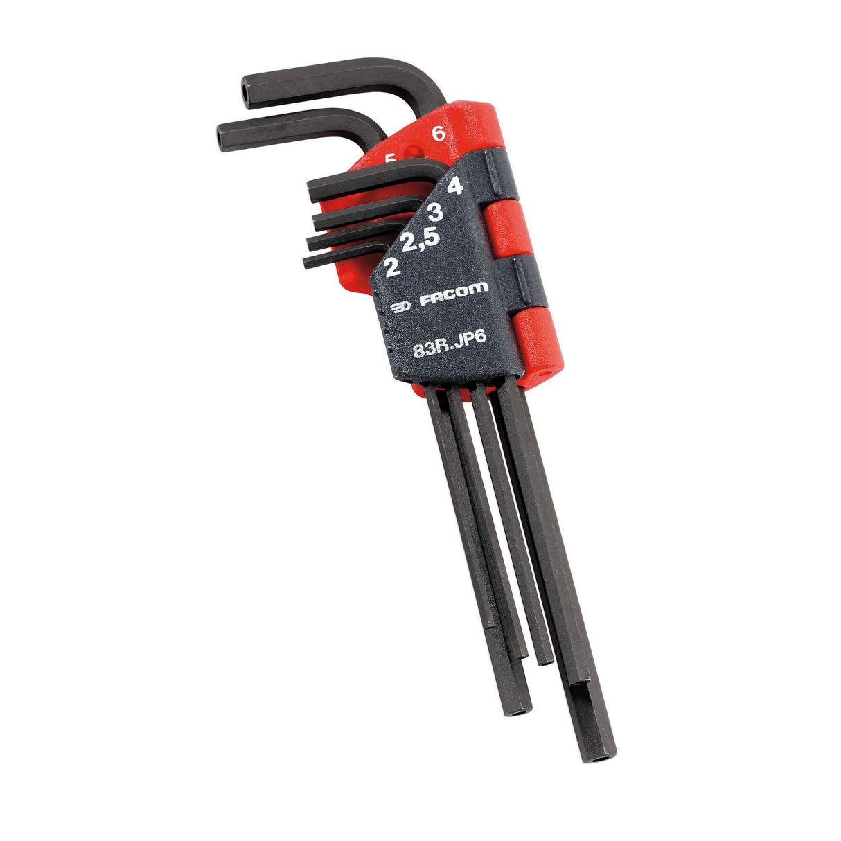 Jeu de clés mâles hexagonales 6 pans pour vis de sécurité, 6 pièces