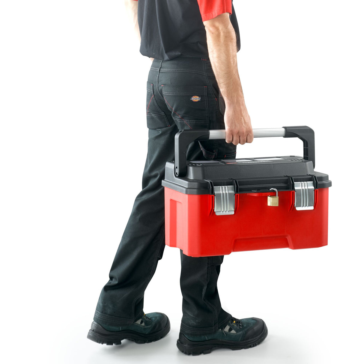 Boîte à outils plastique 20'' poignée aluminium