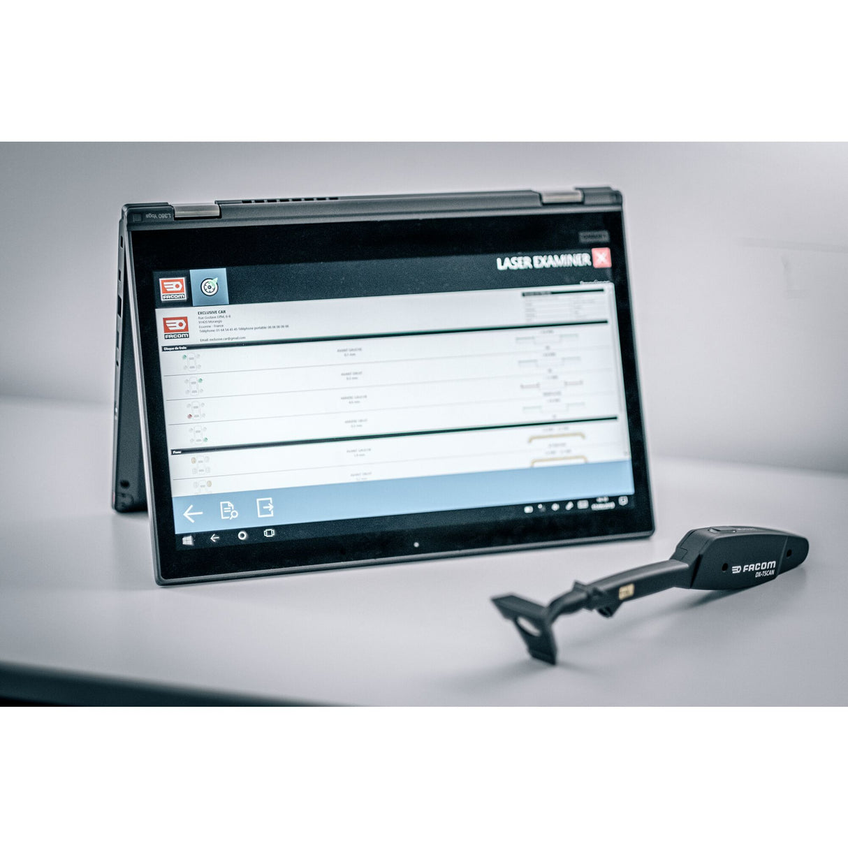 Diagnostic rapide d'usure disques de freins et pneus SCANDIAG®