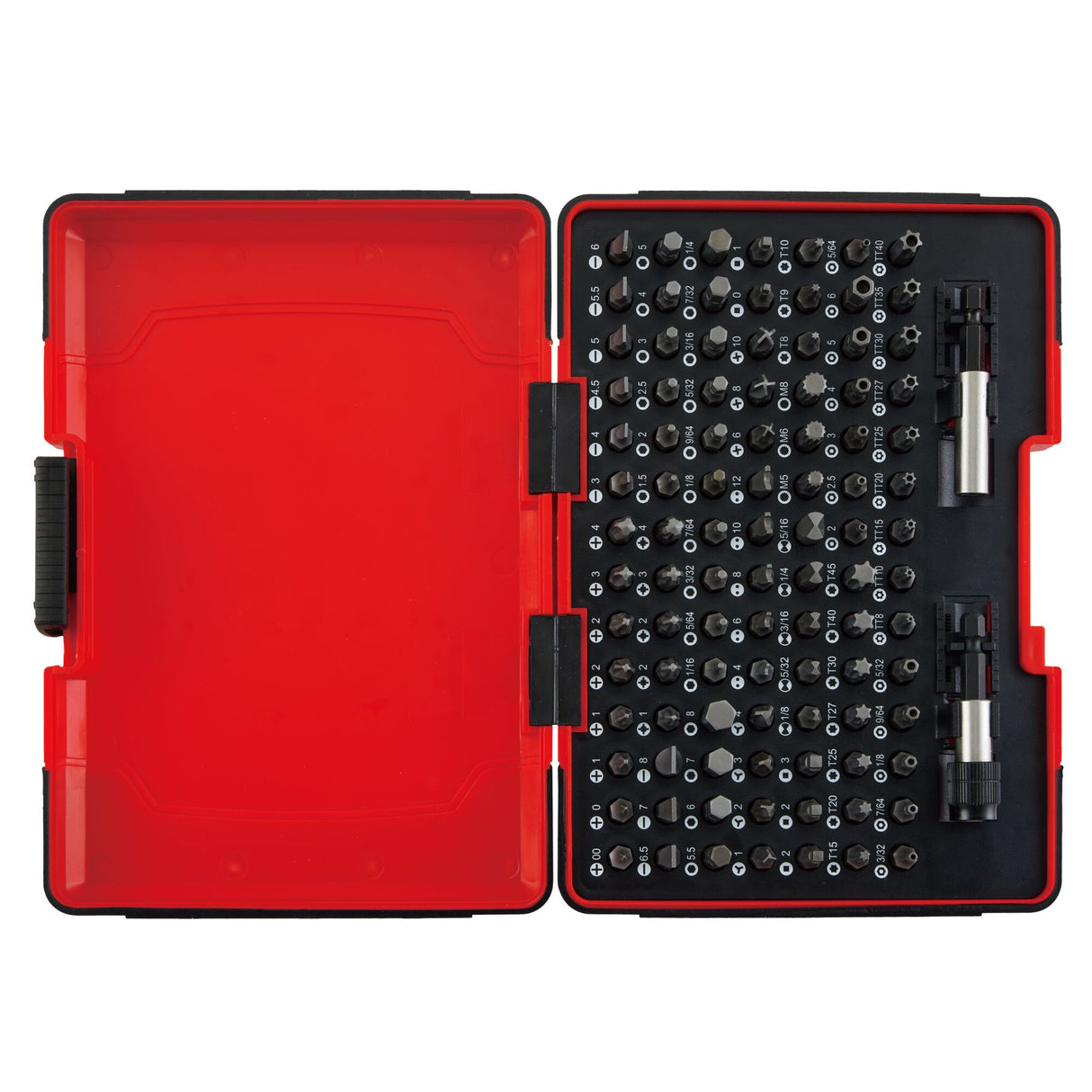 Coffret d'embouts, 1/4", 100 pièces