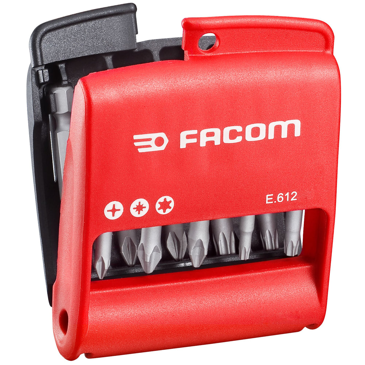 Jeu mixte d'embouts 1/4", 50 mm pour vis 6 pans, Phillips®, Pozidriv® et porte-embouts, 10 pièces