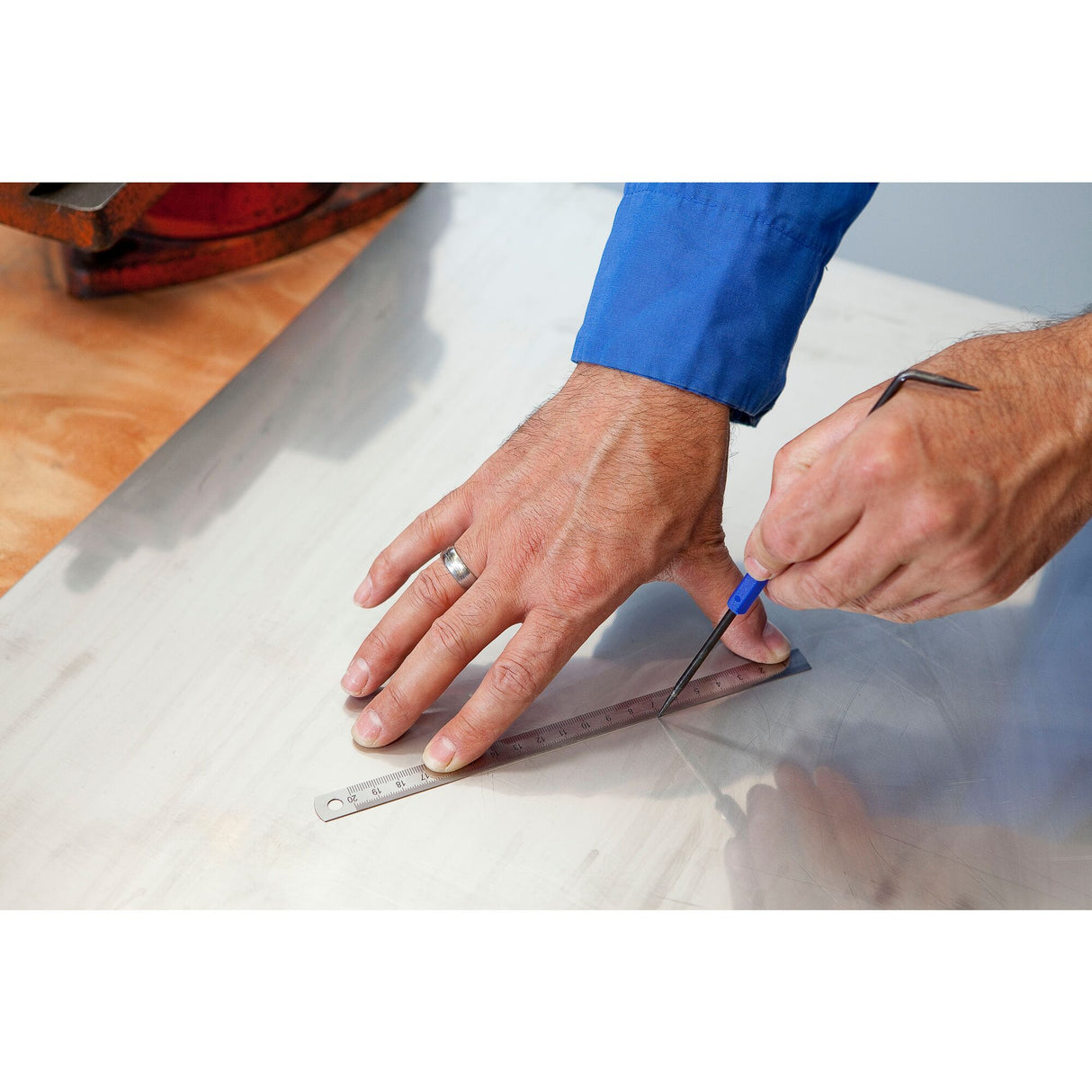 EXPERT - Pointe à tracer acier - 210 mm