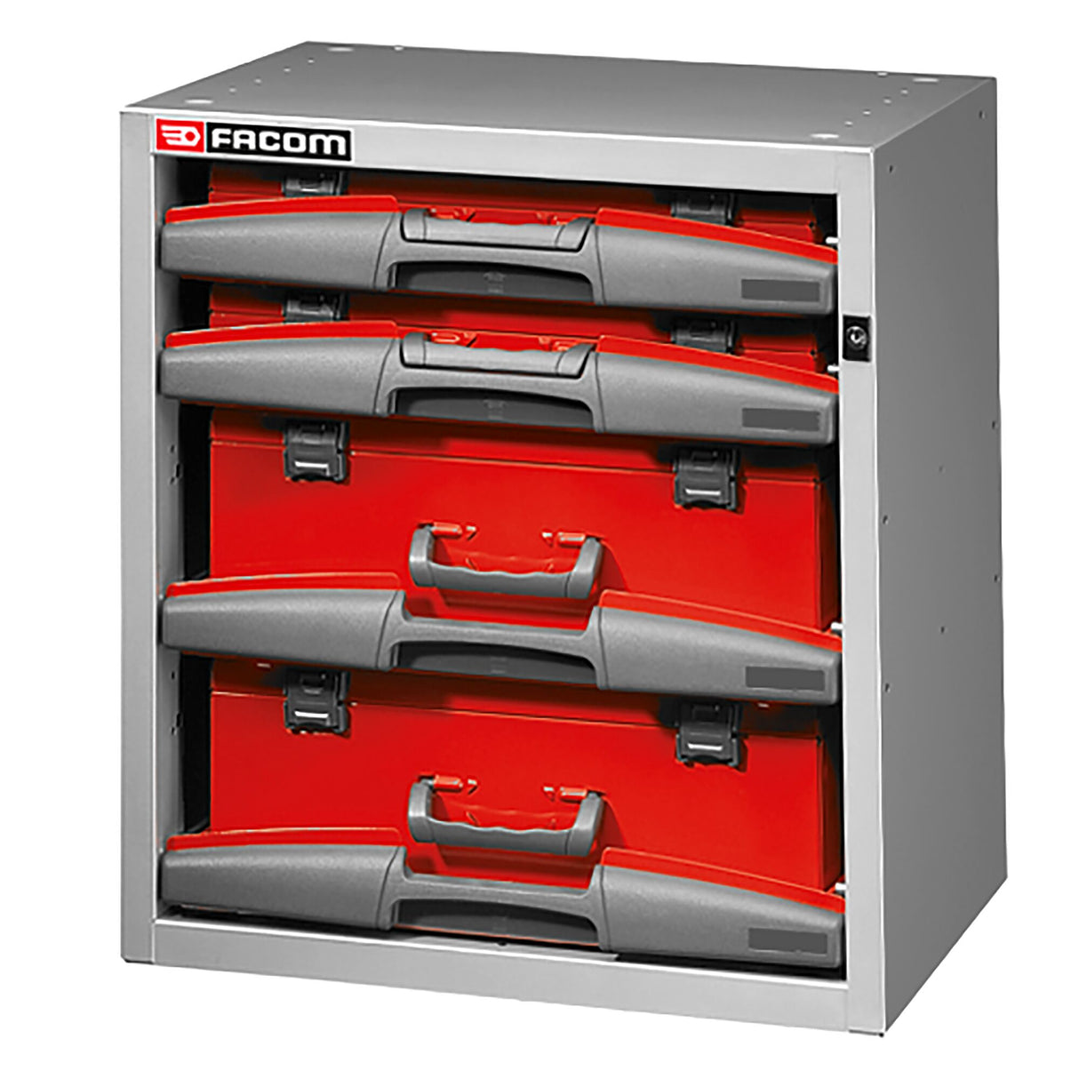 Caisson haut avec 4 mallettes à emporter