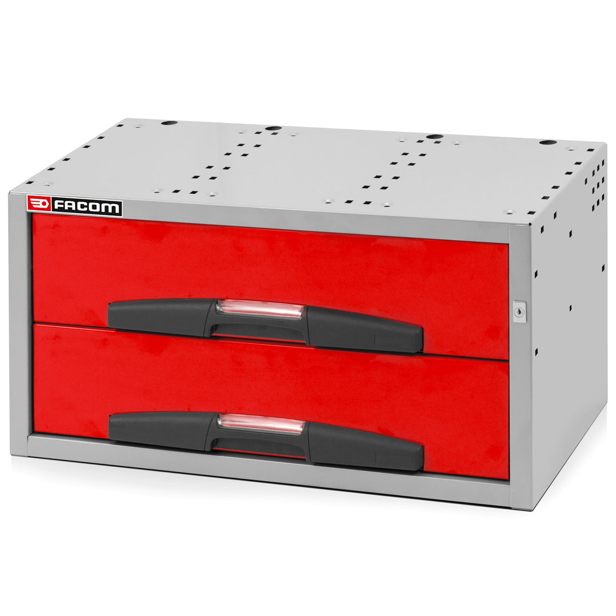 Caisson largeur medium avec 2 tiroirs H 155 mm, L 742 x H 382 mm