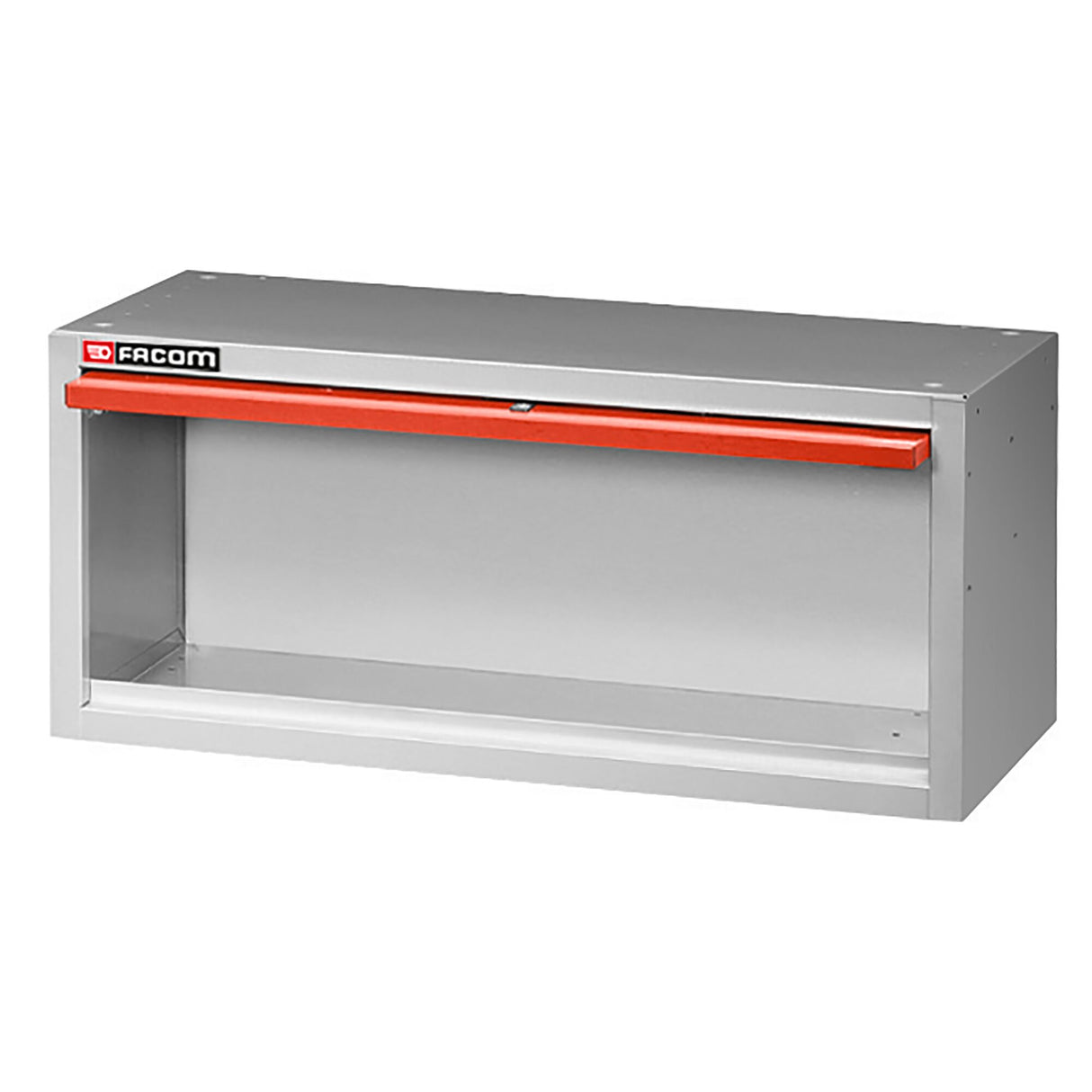 Base grande largeur, porte métal avec serrure, L 990 x H 382 mm