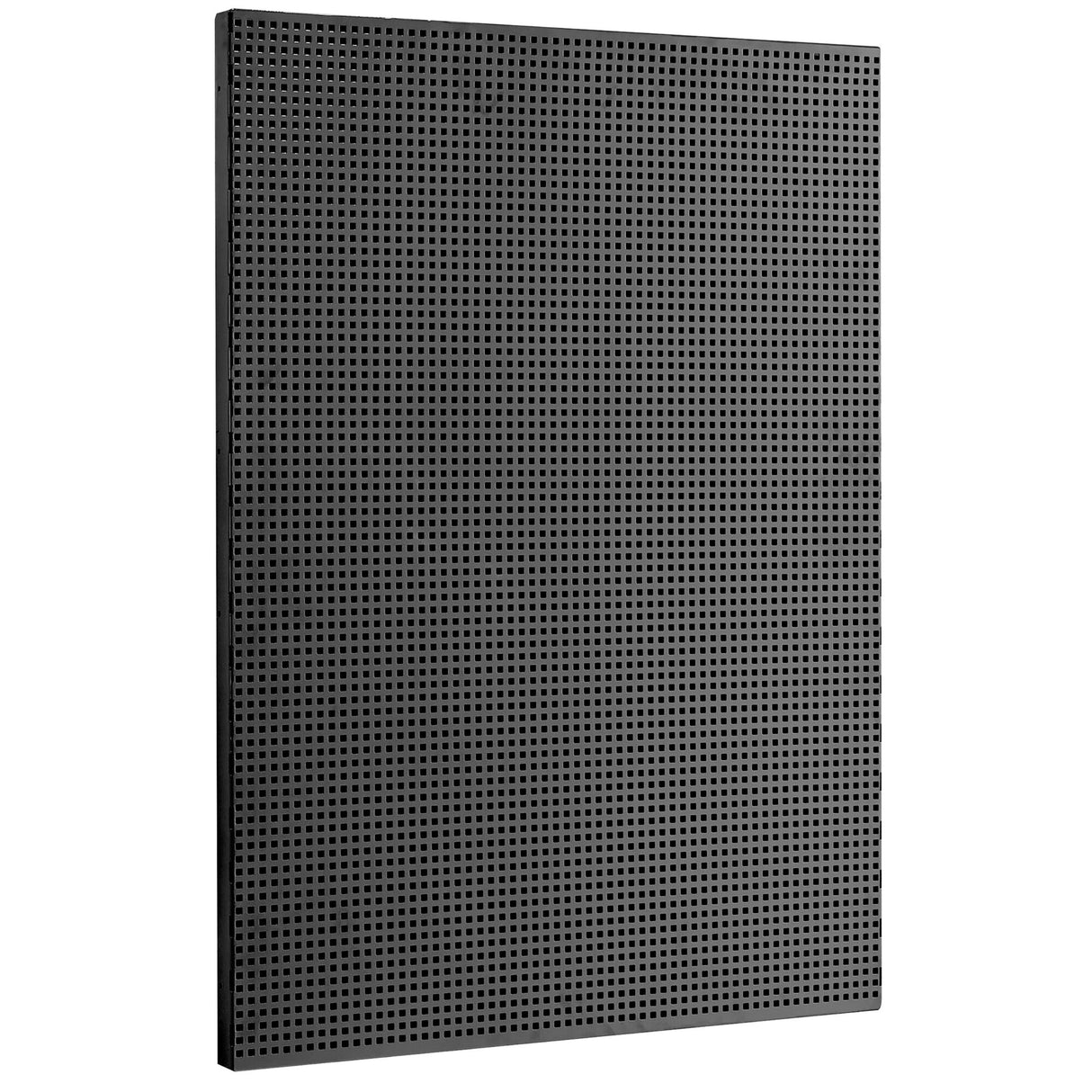 Panneau perforé pour accrochage vertical, carrés 6 x 6 mm, 1 module, noir