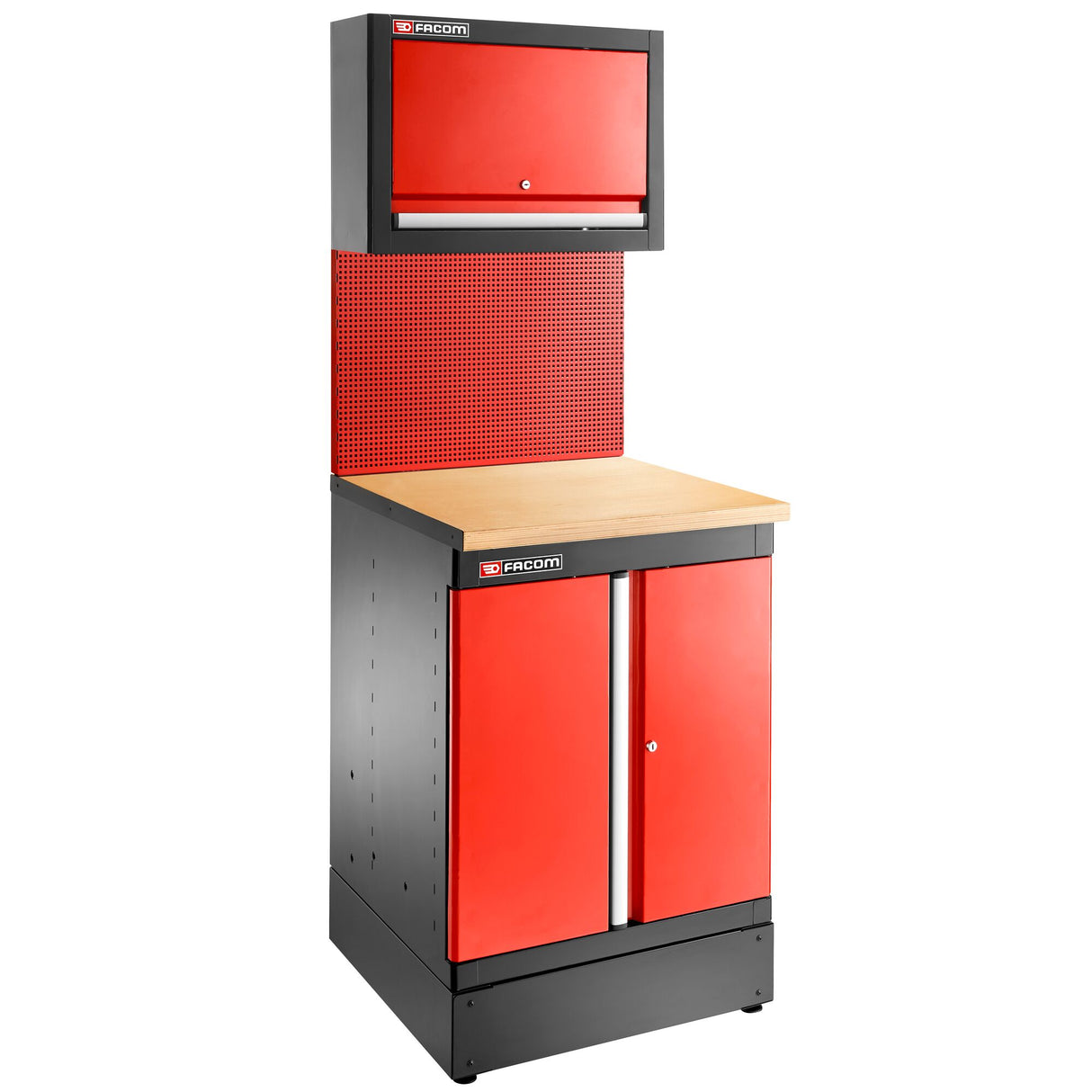 Kit de montage métal pour installation suspendue d'éléments hauts, h 1000 mm