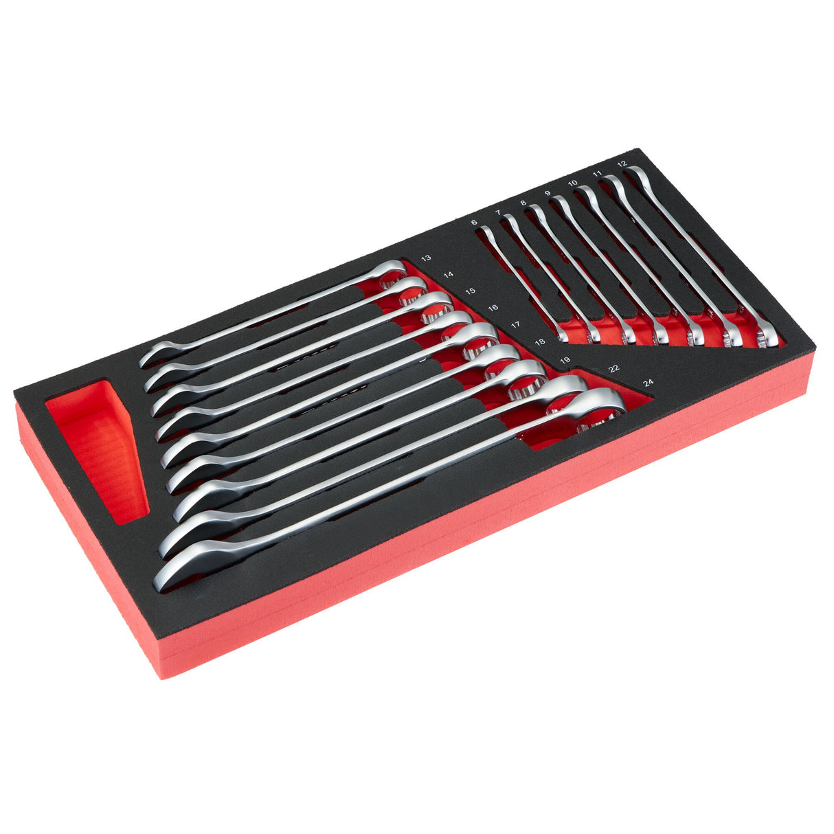 MODM.40B-16 - Clés mixtes - 40B - fines - Module mousse - 16 pièces