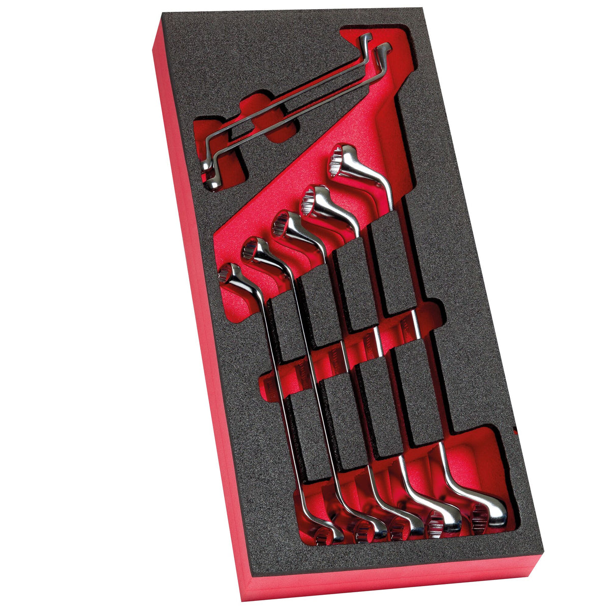 Jeu De Clés Polygonales FACOM 55A.JD12A - Courbées, Métriques, En Trousse