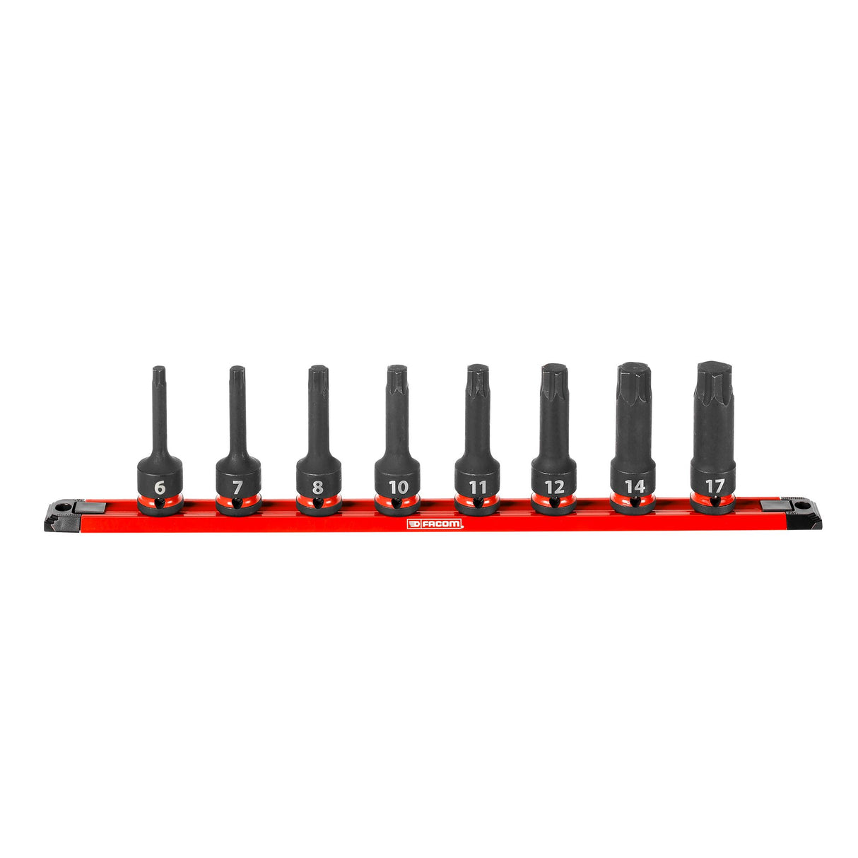 Jeu de 8 douilles impact 1/2" 6 pans - OGV® GRIP