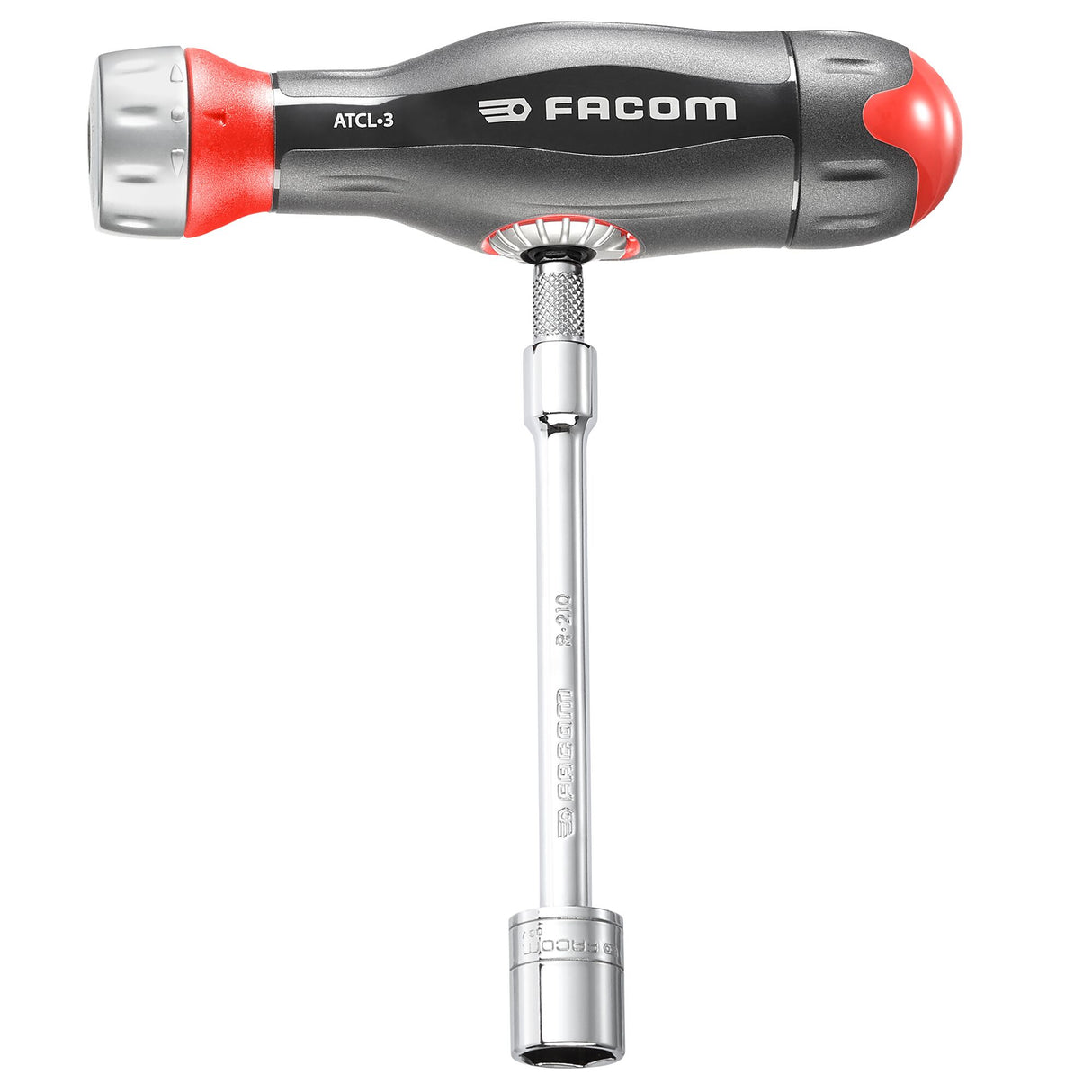 Coffret de douilles et embouts 1/4 mixtes avec poignée double cliquet