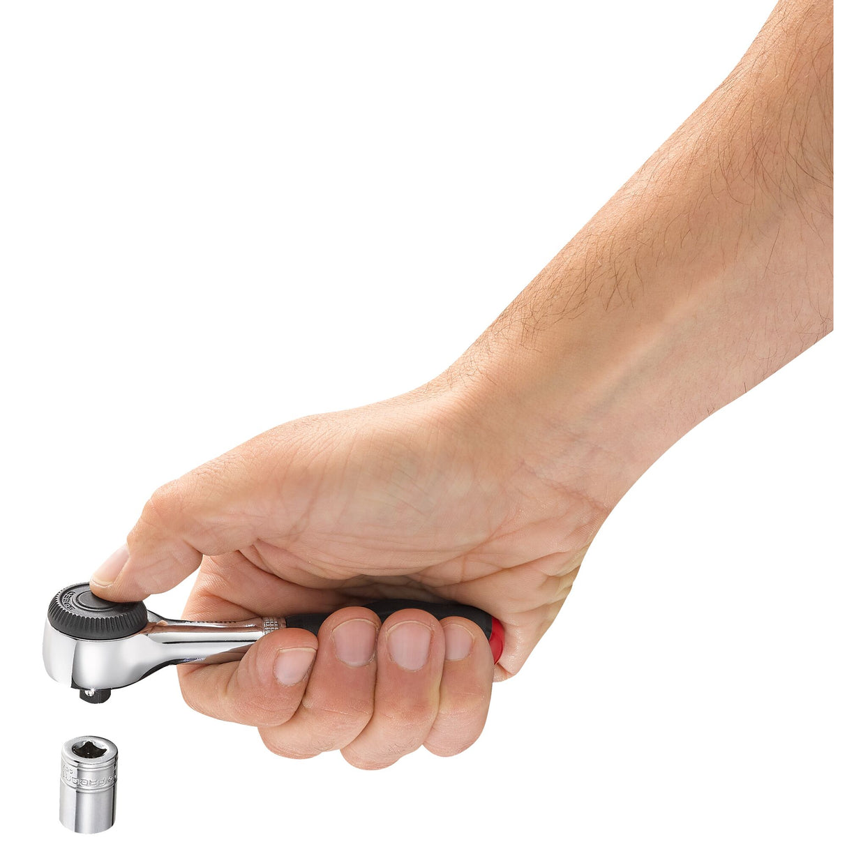 Cliquet à manche hélicoïdal à action rapide, 1/4"