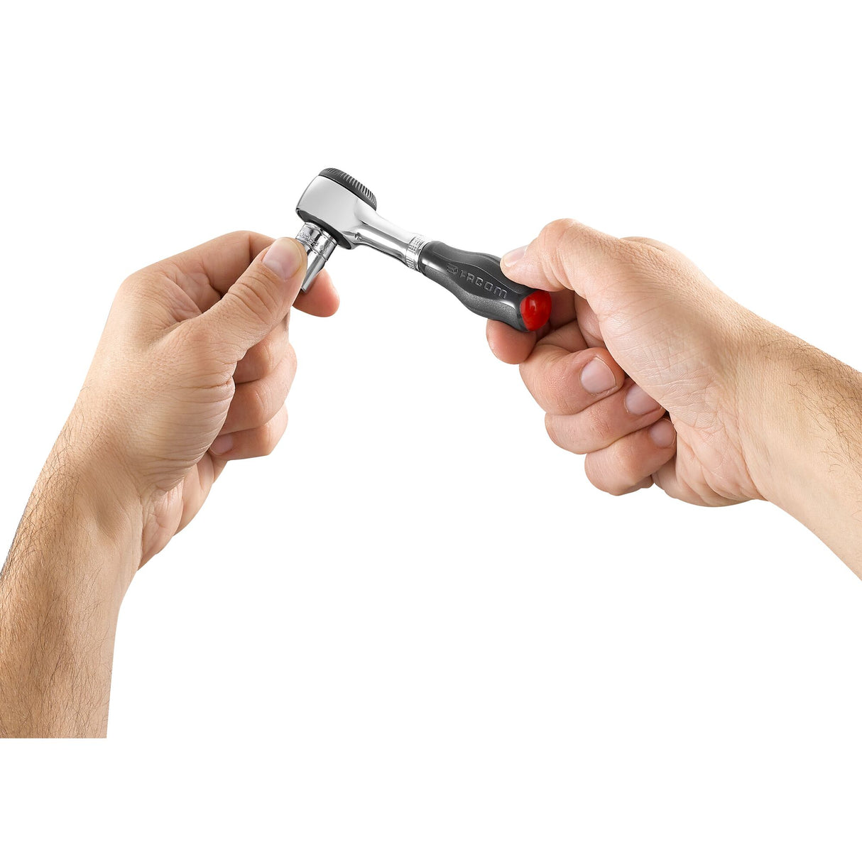 Cliquet à manche hélicoïdal à action rapide, 1/4"