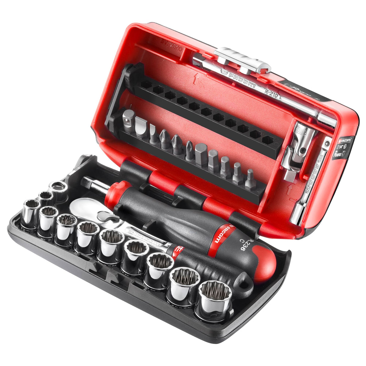 Coffret Douilles 12 Pans En Pouces Et Embouts 28 Pi c FACOM FRANCE coffret-douilles-12-pans-en-pouces-et-embouts-28-pi-c-facom-france