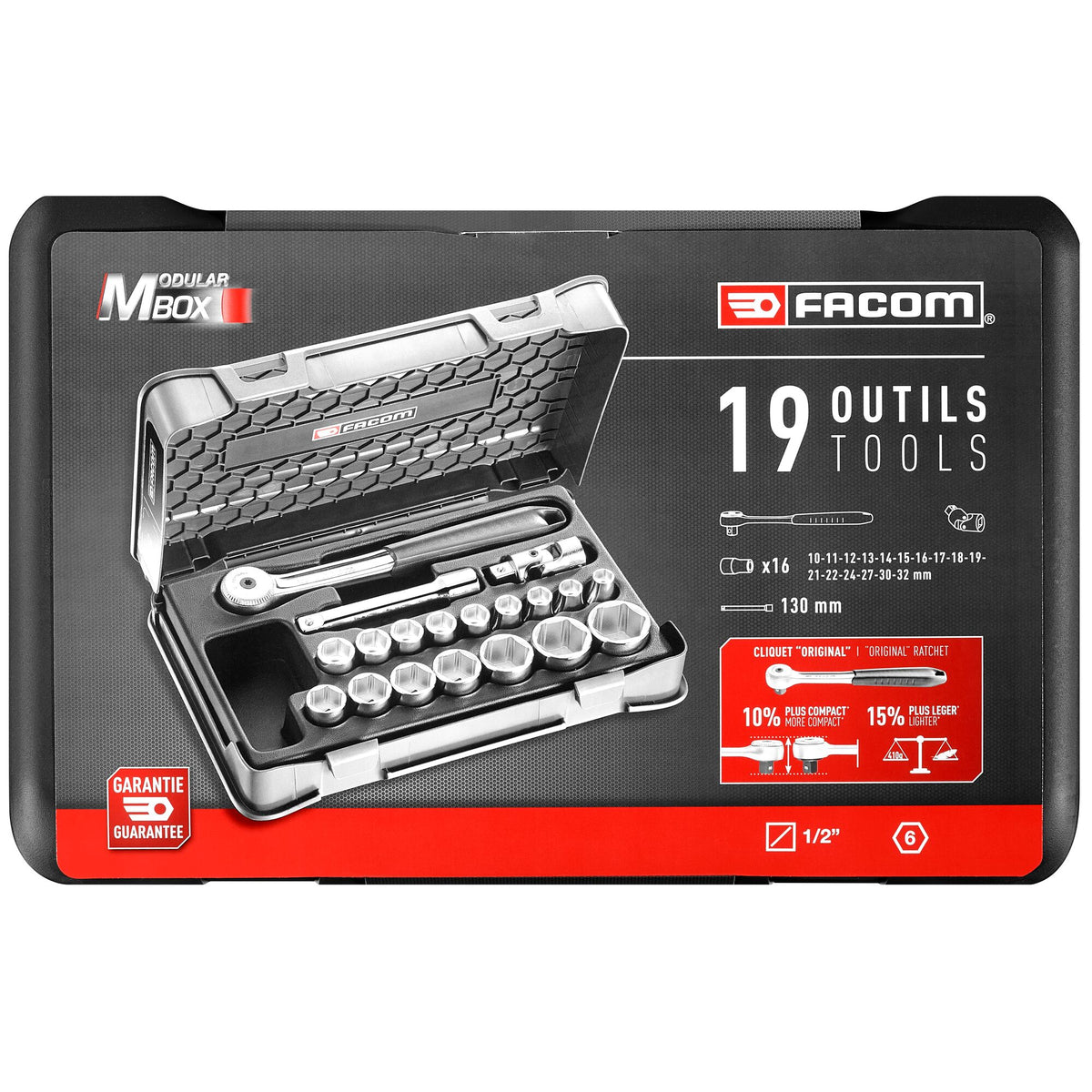 Douille tournevis BTR 1/2" pour vis 6 pans creux Facom | STM. - Outillage
