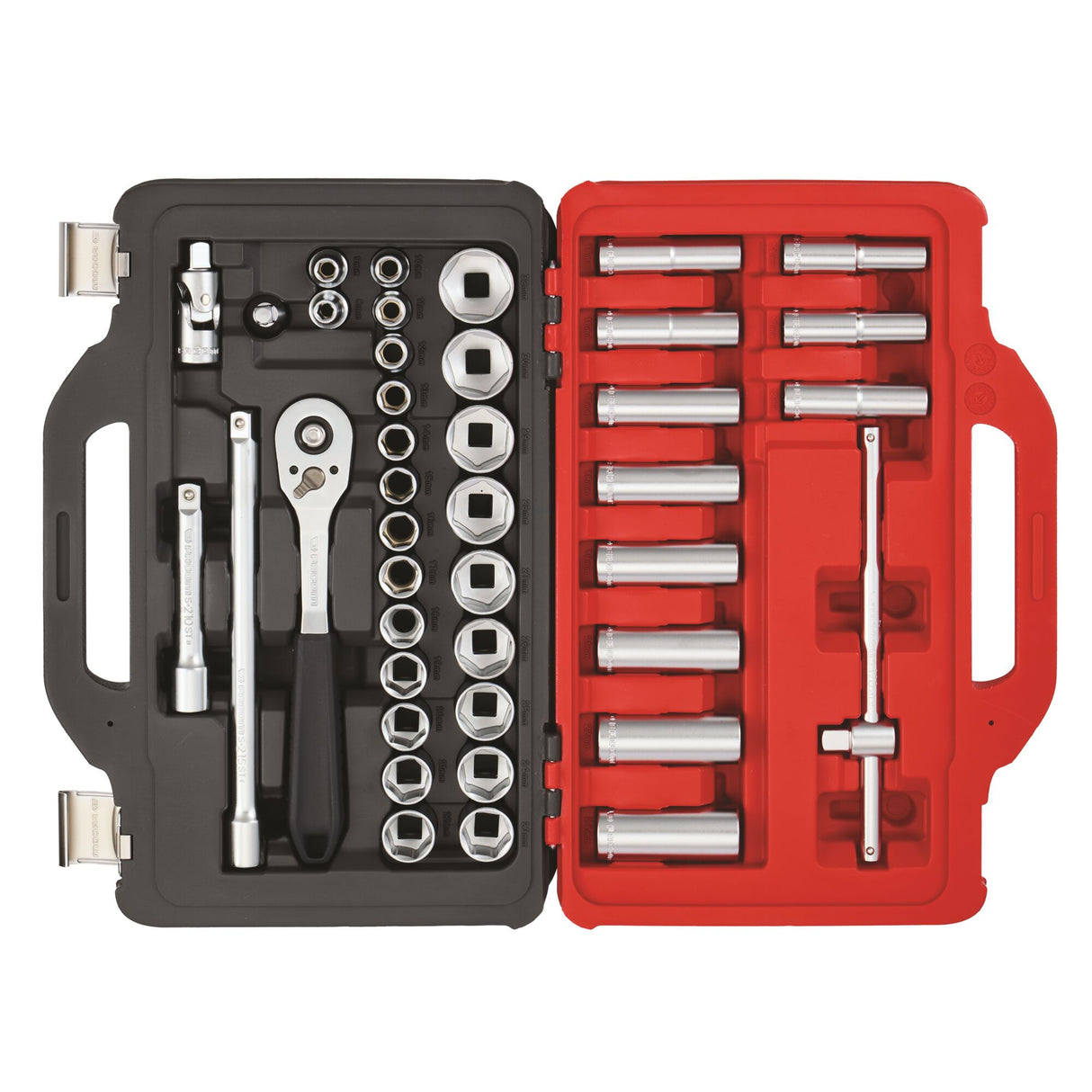 Coffret cliquet-douilles 1/2" Twin Box - 41 pièces