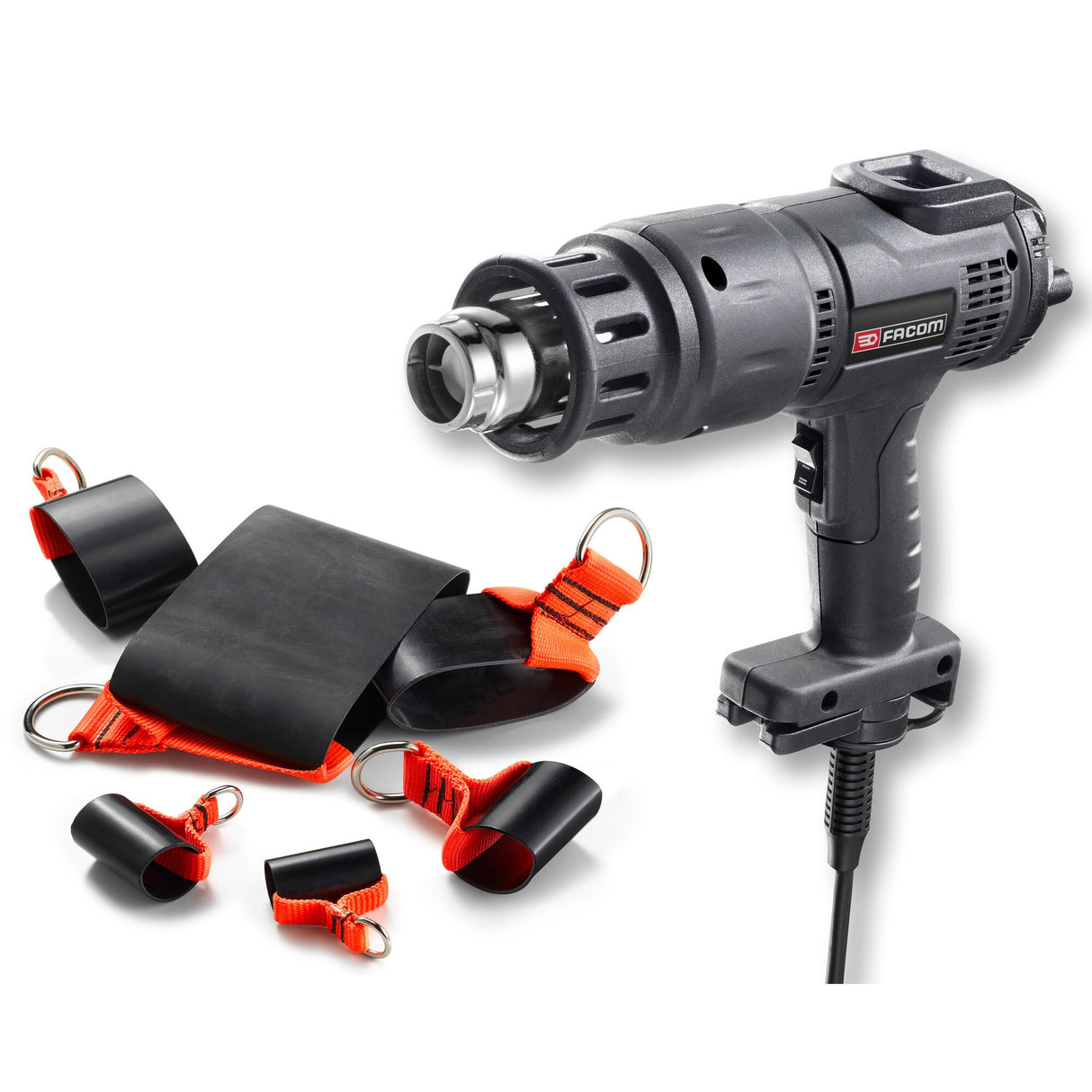 Kit gaines thermo rétractables avec pistolet thermique, SLS