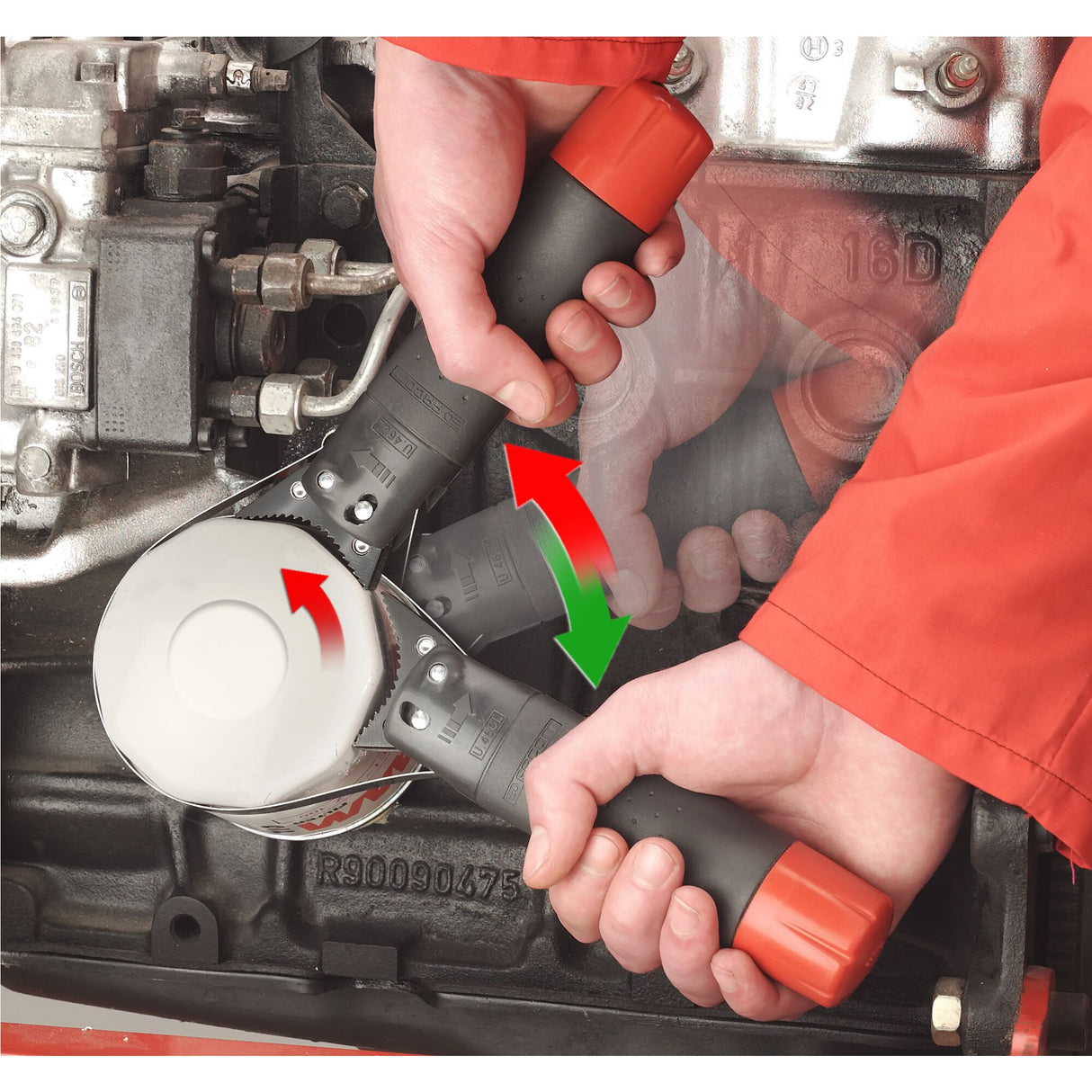 Clé à reprise rapide pour filtres à huile