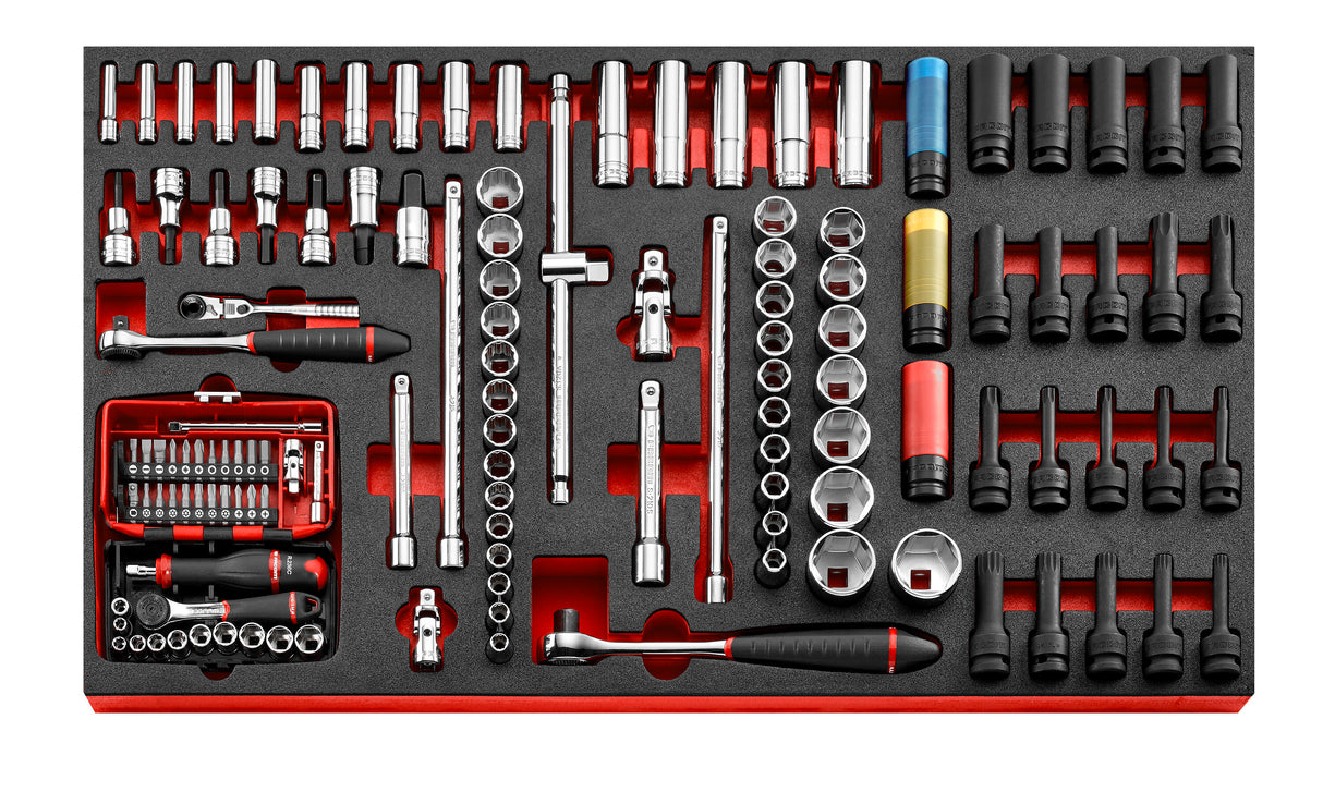 Module mousse douilles avec outils n°1/4 pour CM.XLPF