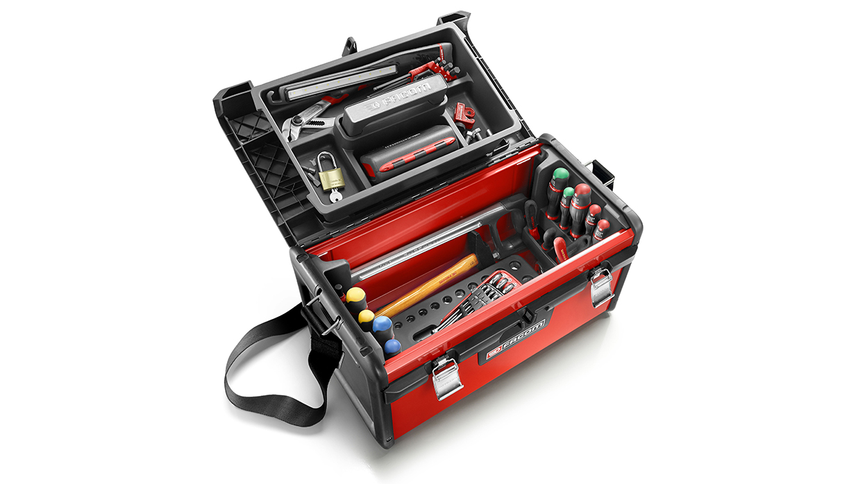 Facom - FACOM Boite a outils ouverture a main avec 16 outils - Boîtes à  outils - Rue du Commerce