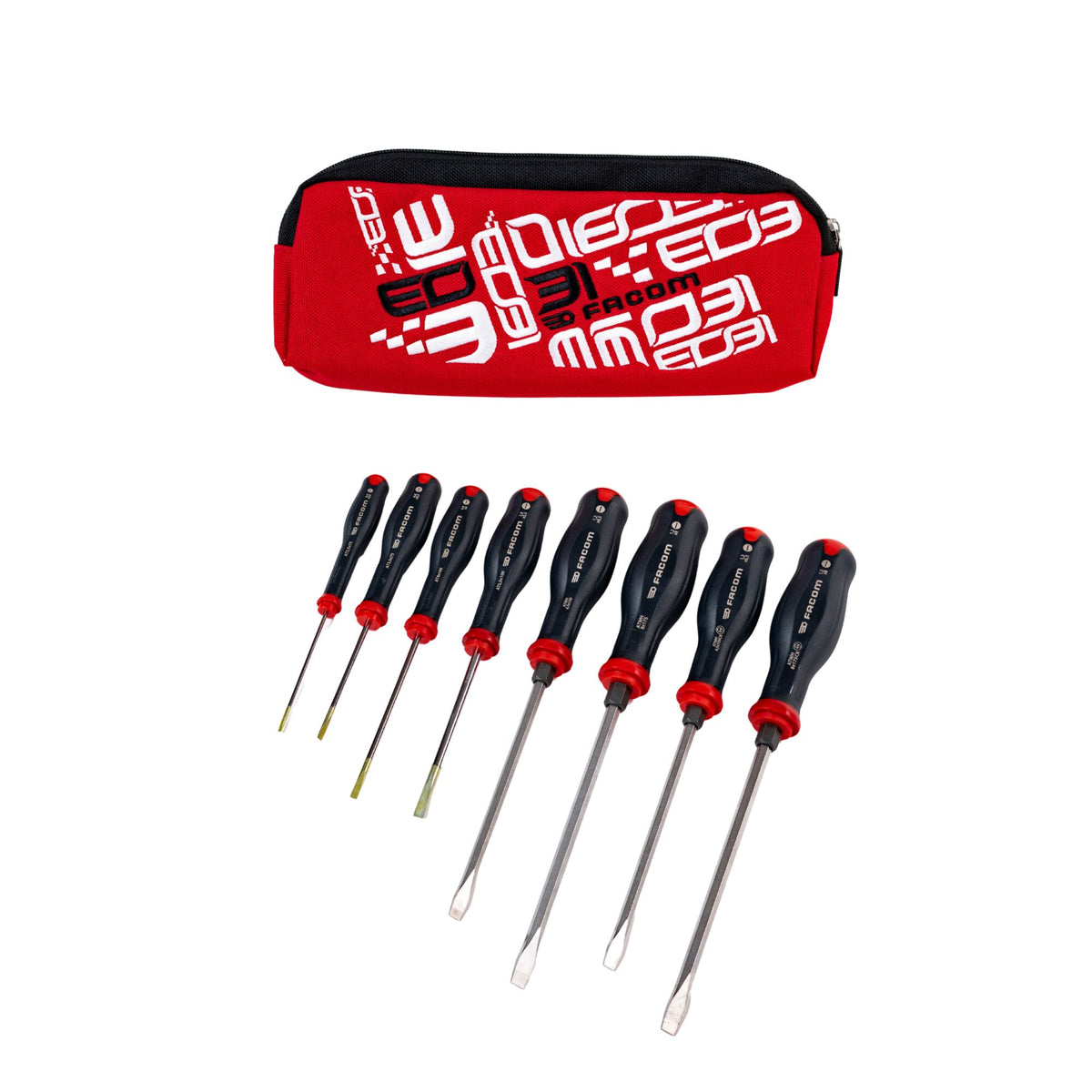 8 Tournevis PROTWIST® plats + Trousse textile Édition limitée Esteban Ocon