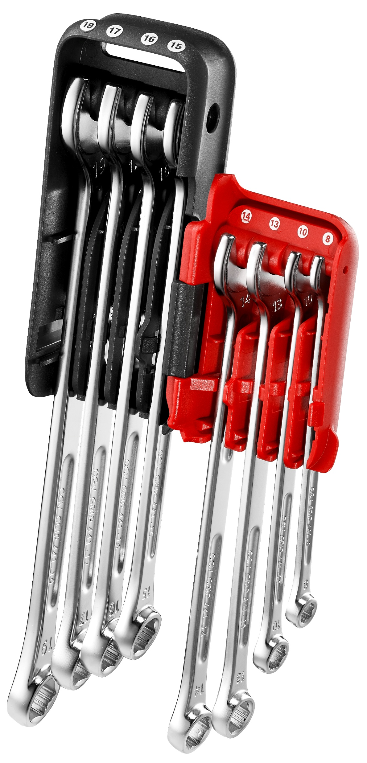 Pack OGV® Grip NANO - un jeu de clés mixtes 441 en étui 8 pièces + un coffret NANO 1/4" 38 pièces