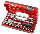 Pack OGV® Grip DBOX - un jeu de clés mixtes 441 en étui 8 pièces + un coffret DBOX 1/2" 21 pièces