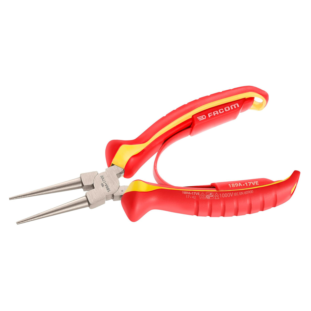 Pince Étau à Becs Longs 170 Mm Fins - Acier à Outils Avec Vis Réglage Et Déblocage
