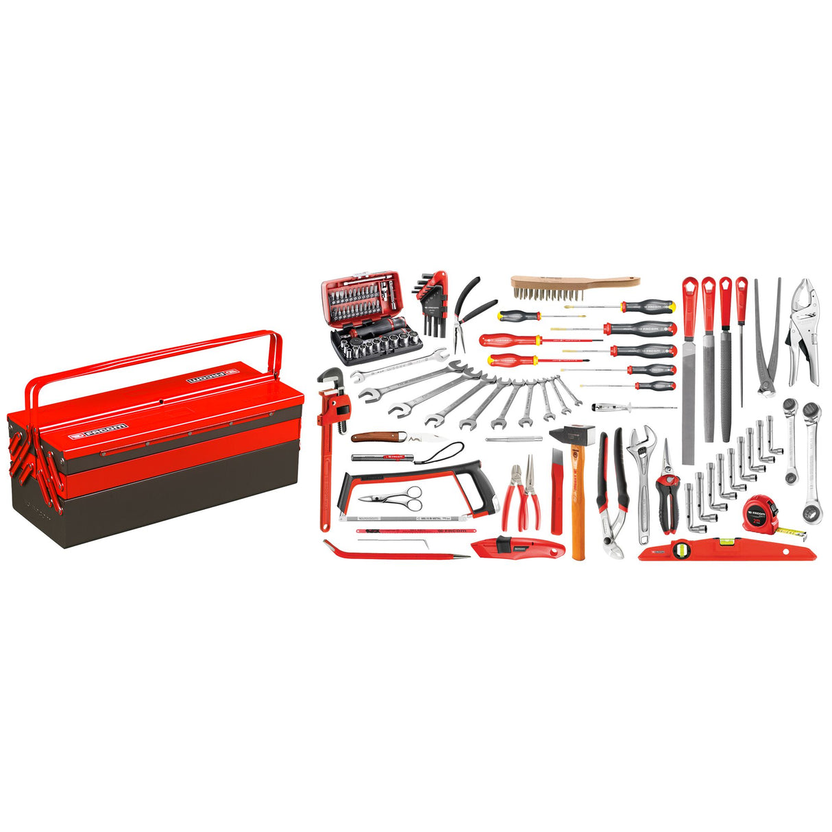Boîte à outils maintenance 93 pièces Boîte à outils maintenance 93 pièces