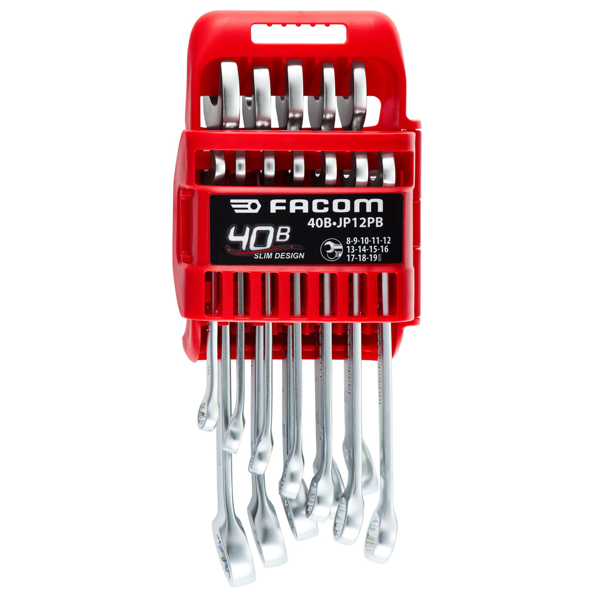 Jeu de clés mixtes - 40B - étui portefeuille - 12 pièces