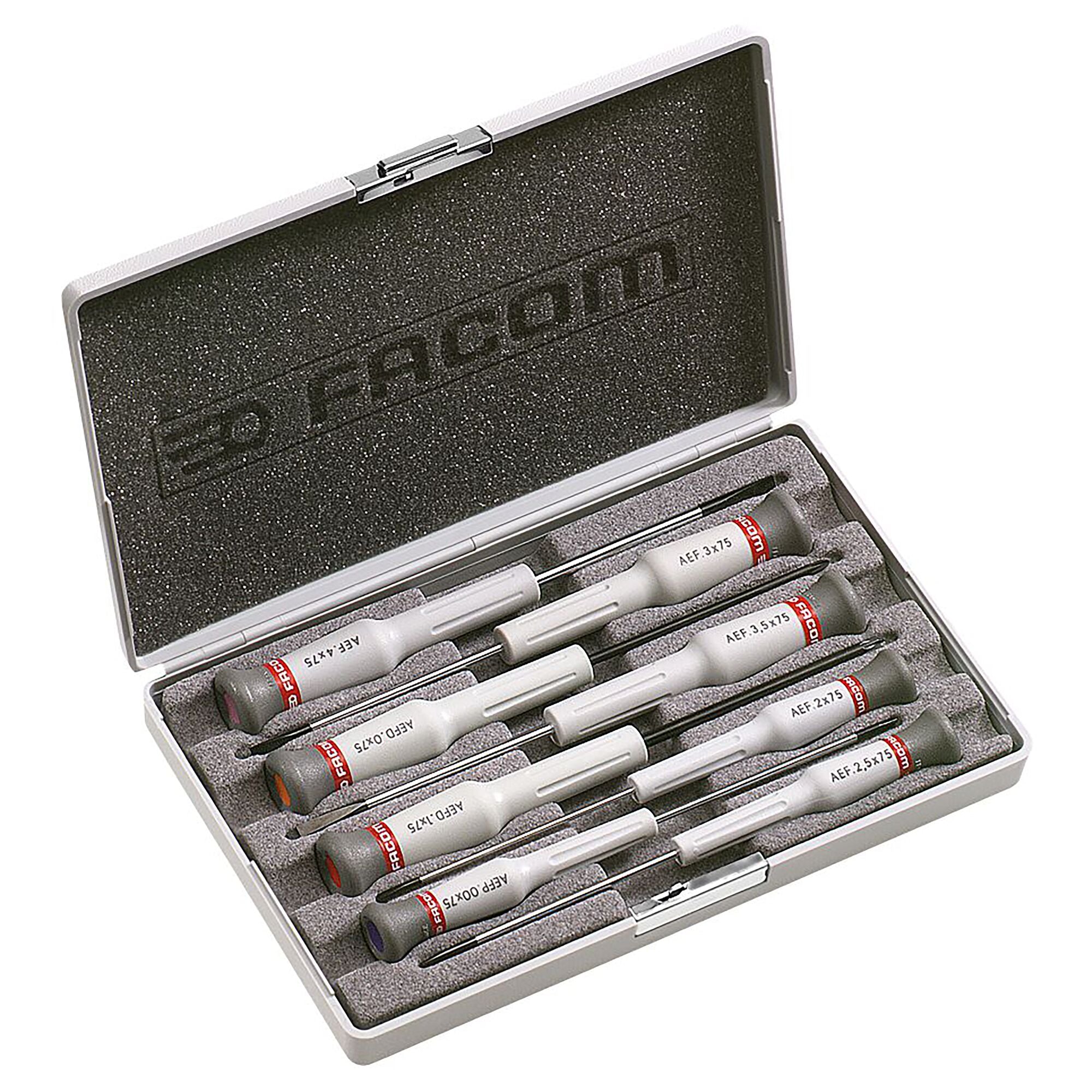 エフィセット15 Coffret de tournevis MICRO-TECH®, pour vis à fente, Philips