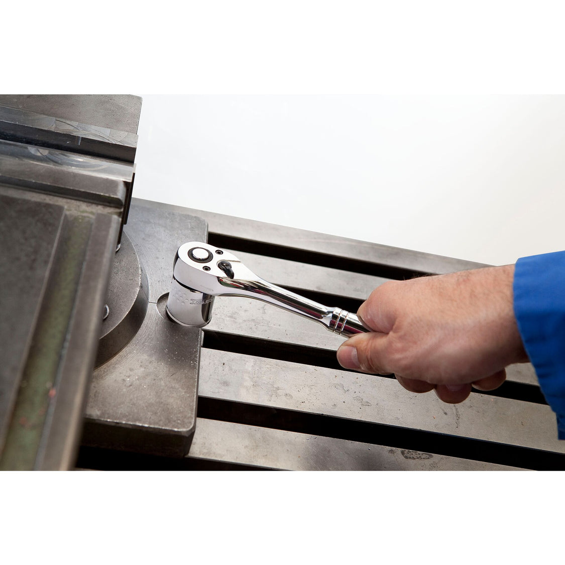 Coffret De 3 Cliquets Robustes 1/4, 3/8, 1/2 Pouce - 90 Dents - Finition Chrome Mat - NEUF