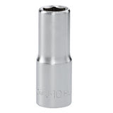 J.HLAT - Douilles longues, 3/8", 6 pans métriques