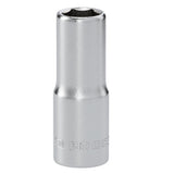 J.HLAT - Douilles longues, 3/8", 6 pans métriques