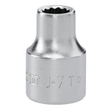 J.T - Douilles standard 3/8, 12 pans, métriques