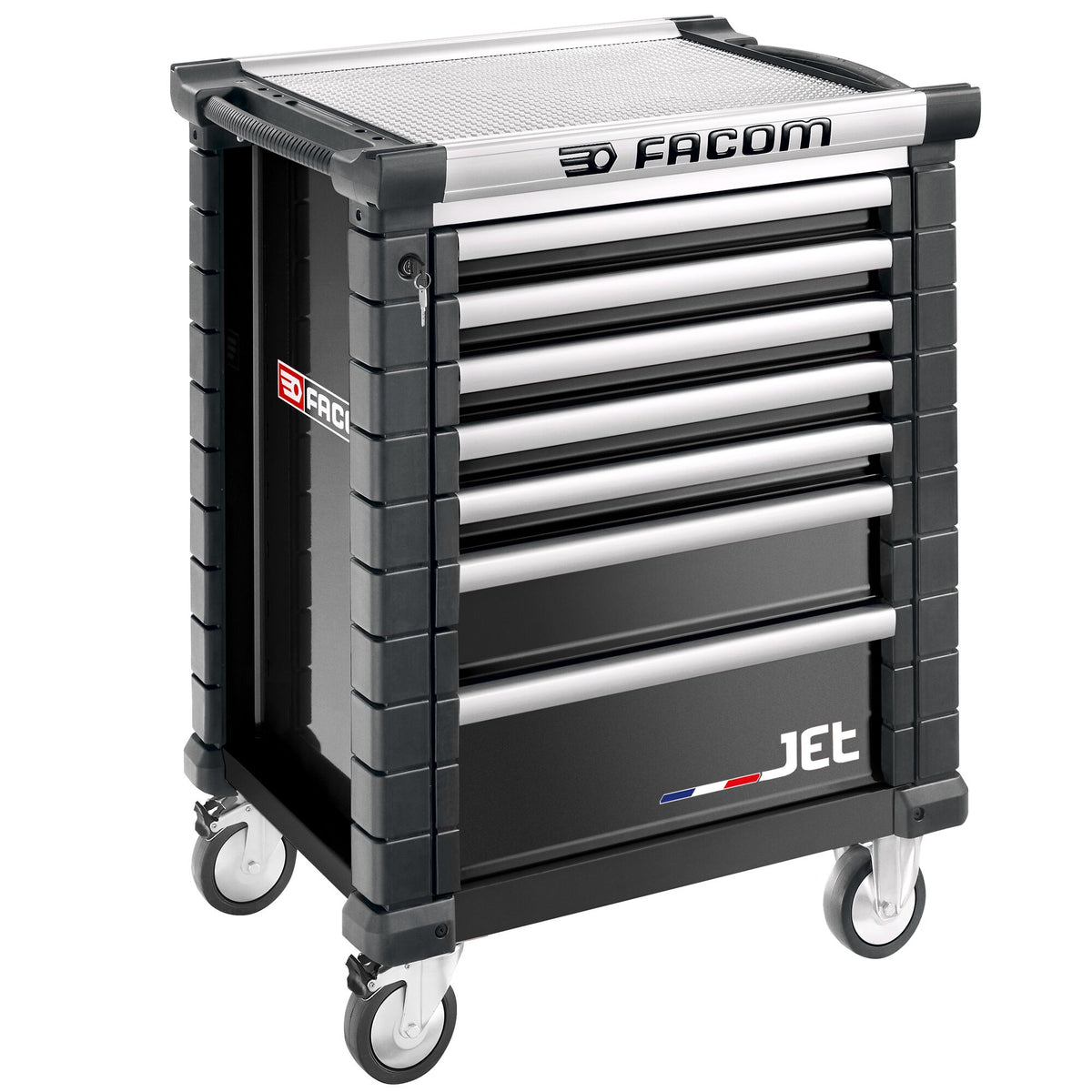 Servante JETM3 7 tiroirs noire