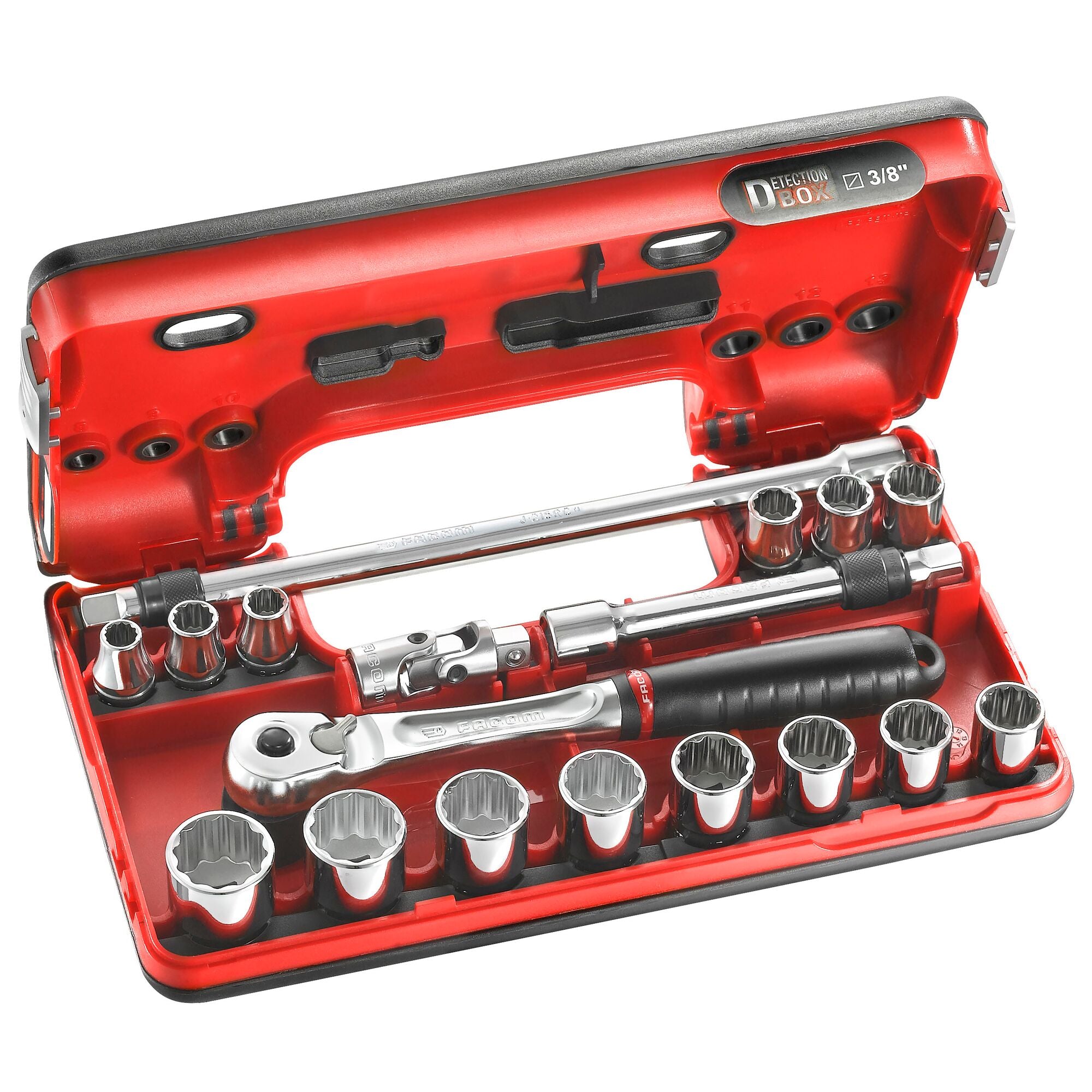 【ゴン】281 301セット Coffret Detection Box métriques, 12 pans, 3/8