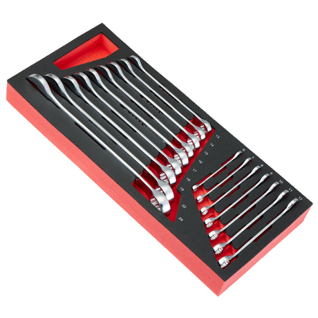 MODM.40B-16 - Clés mixtes - 40B - fines - Module mousse - 16 pièces