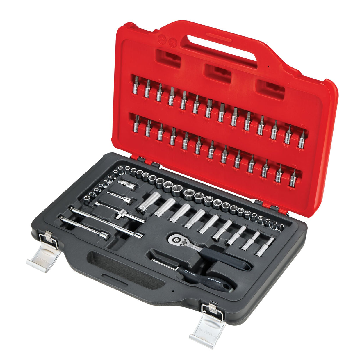 Coffret cliquet-douilles 1/4" Twin Box - 72 pièces