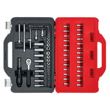 Coffret cliquet-douilles 1/4" Twin Box - 72 pièces