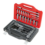 Coffret cliquet-douilles 1/4" & 1/2" Twin Box - 100 pièces