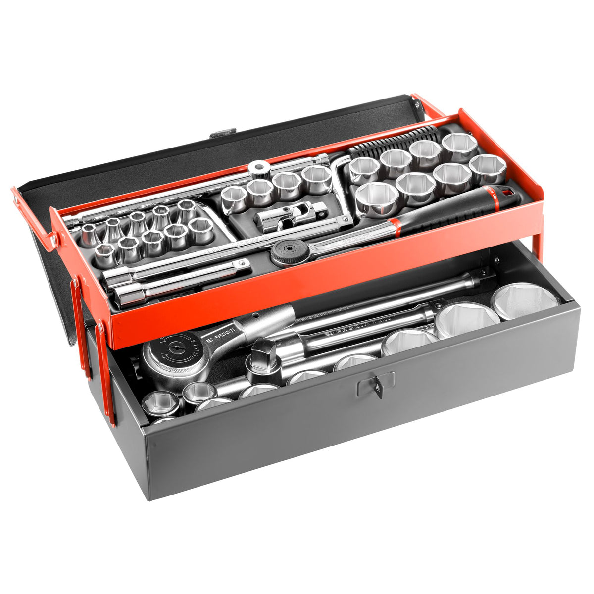 Lot De 2 Douilles Facom S.8H - 1/2" , 6 Pans, Taille 8 Mm - Neuf Dans Emballage D'origine