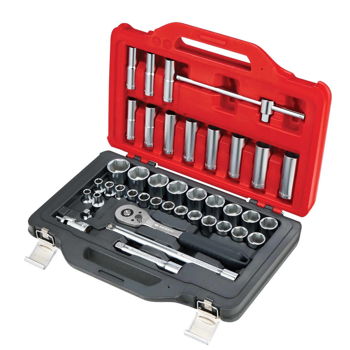 Coffret cliquet-douilles 1/2" Twin Box - 41 pièces