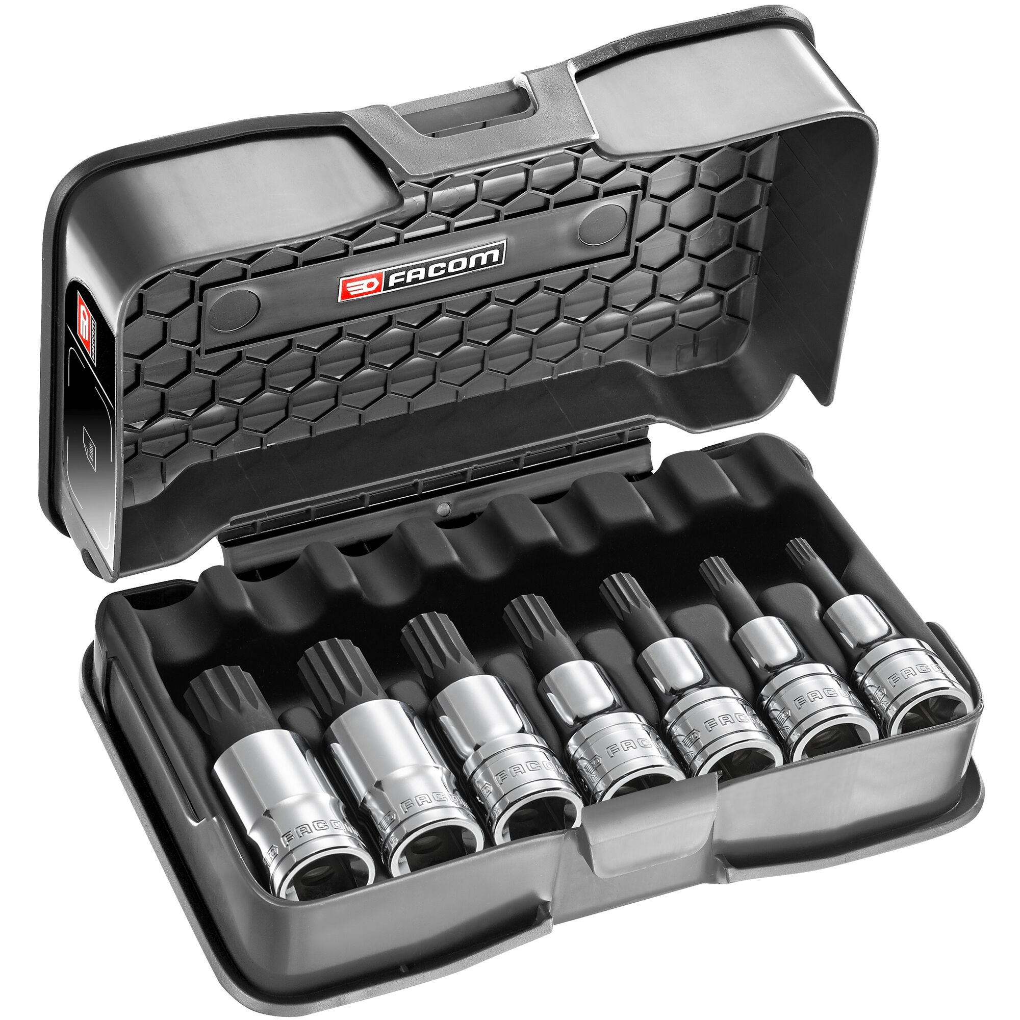 Coffret de douilles tournevis courtes XZN®, 7 pièces, 1/2